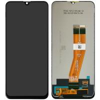 Samsung Galaxy A02s A025g / A035G / A03S A037g / M02s  M025 EU touch+lcd Black Original Service Pack