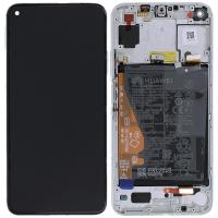 Huawei Honor 20 / NOVA 5T Touch+Lcd+Frame+Battery White Service Pack