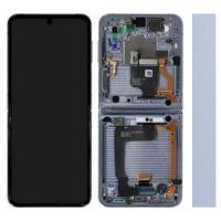 Samsung Galaxy Z Flip 4 F721 Touch+Lcd+Frame Blue Service Pack