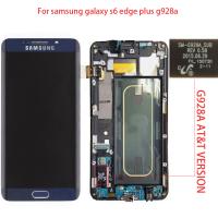 Samsung Galaxy S6 Edge Plus G928A (Usa AT&T) Touch+Lcd+Frame Black Service Pack