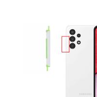 Samsung Galaxy A135 / A137 Volume Button White