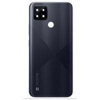 Realme C21 RMX3201 Back Cover+Camera Glass Black Service Pack