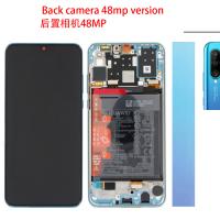 Huawei P30 Lite (Back Camera 48Mp Versione) Touch+Lcd+Frame+Battery Breathing Crystal Service Pack