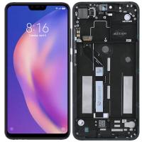 Xiaomi Mi 8 Lite Touch+Lcd+Frame Black Service Pack