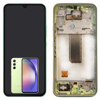 Samsung Galaxy A34 5G A346 Touch+Lcd+Frame Green Service Pack