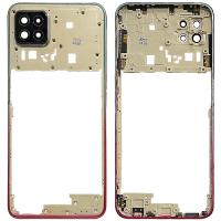 Oppo A73 5G CPH2161 Middle Frame B+Volume Button Blue