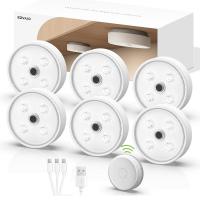 Ezvalo Rechargeable Puk Light 6 Pcs In Blister