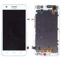 huawei g620s touch+lcd+frame white original