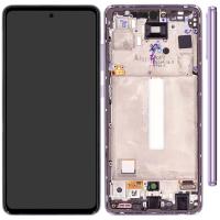 Samsung Galaxy A525/ A526/ A528 Touch+Lcd+Frame Violet Original Service Pack
