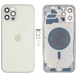 iPhone 12 Pro Max Back Cover + Frame Silver Dissembled Grade A Original