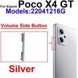 Xiaomi Poco X4 Gt Volume Button Silver