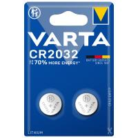 Lithium Button Cell Varta CR2032 220mh 3V 2-Pack