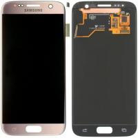Samsung Galaxy S7 G930f Touch+Lcd Pink Change Glass