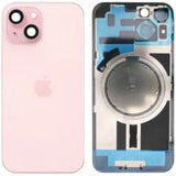 iPhone 15 Back Cover With Frame Pink