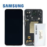 Samsung Galaxy A55 5G A556 Touch + Lcd + Frame Black Service Pack