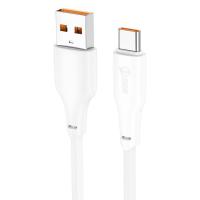 USB-A to USB-C Cable Hoco X93 100W 5A 1m White