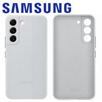 Samsung Galaxy S22 S901B Leather Cover Grey Original Service Pack