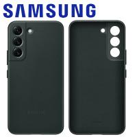Samsung Galaxy S22 S901B Leather Cover Green Original Service Pack