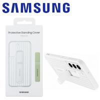 Samsung Galaxy S22 Case With Stand Tempered White Original Service Pack