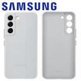 Samsung Galaxy S22 S901B Leather Cover Grey Original Bulk