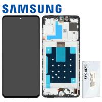 Samsung Galaxy M55 5G M556 Touch + Lcd + Frame Black Service Pack