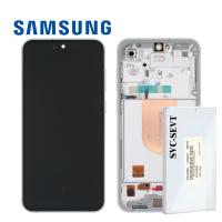 Samsung Galaxy S23 FE S711 Touch + Lcd + Frame Silver Service Pack