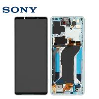 Sony Xperia 1 IV Touch + Lcd + Frame White Service Pack