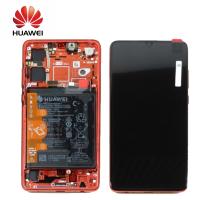 Huawei P30 Touch + Lcd + Frame Battery Full (New Version 2021)  Amber Sunrise Service Pack