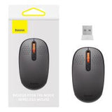 Wireless Mouse Baseus F01B Tri-Mode 1600DPI BT / Wi-Fi Grey B01055503833-00 In Blister