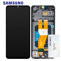 Samsung Galaxy A05 A055F Touch + Lcd + Frame Black Service Pack