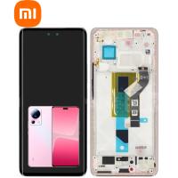 Xiaomi 13 Lite 5G Touch + Lcd + Frame Pink Service Pack