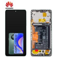 Huawei Nova Y90 Touch + Lcd + Frame + Battery Green Service Pack