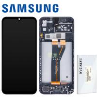 Samsung Galaxy A145F (NO EUROPE) Touch + Lcd + Frame Black Service Pack