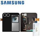 Samsung Galaxy Z Flip 6 F741 Cover + Lcd Outer Display Silver Shadow Service Pack