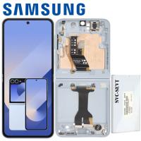 Samsung Galaxy Z Flip 6 F741 Touch + Lcd + Frame Blue Service Pack