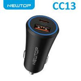 NEWTOP CC13 SMALL CARICATORE DA MACCHINA FASTCHARGER QC3.0 + PD 38W