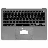 Macbook Air 13" (2020) A2337 EMC 3598 Keyboard+Frame Gray Grade A Italian Layout 100% Original