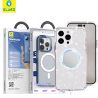 Blueo Crystal Pro Drop Resistance Phone Case With Magsafe iPhone 15 Pro Glitter Transparent In Blister