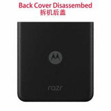 Moto Razr 40 Ultra XT2321 Back Cover Black Disassembled Grade A