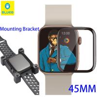 Blueo A Watch 3D Curved Edge Full Glue Protector Apple iWatch 7 / 8 / 9 45MM Black In Blister