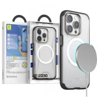 Blueo Ape Legend Anti-Drop Phone With Magsafe Case - iPhone 15 Pro - Grey In Blister