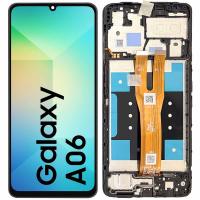 Samsung Galaxy A06 2024 A065F Touch + Lcd + Frame Black