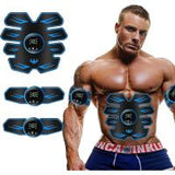 ROOTOK EMS Muscle Stimulation Electrostimulation ABS Training Device Professional USB Muscle Stimulator Electric Abdomin