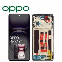 Oppo Reno 12 5G (CPH2625) Touch + Lcd + Frame Black Service Pack