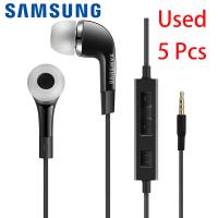 Samsung 3.5mm Earphones EHS64 Black 5 Pcs Used Bulk