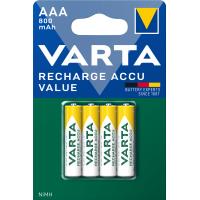 Rechargeable NiMH Batteries Varta Professional, AAA / LR3, 800mAh, 4-Pack