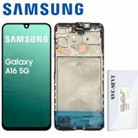 Samsung Galaxy A16 5G / A166 Touch + Lcd + Frame Black Service Pack