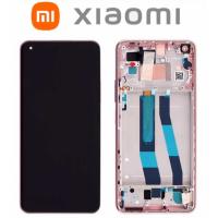 Xiaomi Mi 11 Lite 4G Touch + Lcd + Frame Pink Service Pack