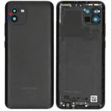 Samsung Galaxy A03 A035F (No Europe) Back Cover + Camera Glass Black Original