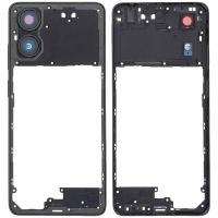 Motorola Moto G04S Frame B + Side Key Black